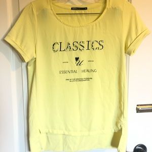 short-long M size T-shirt